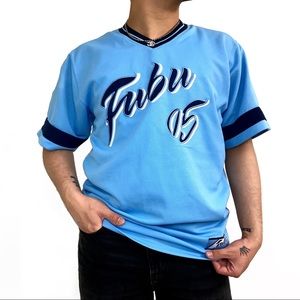 Blue FUBU Jersey T-Shirt